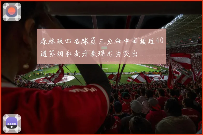 森林狼四名球员三分命中率接近40道苏姆和麦丹表现尤为突出